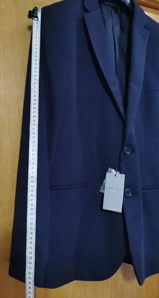 Chaqueta traje azul hombre Talla L