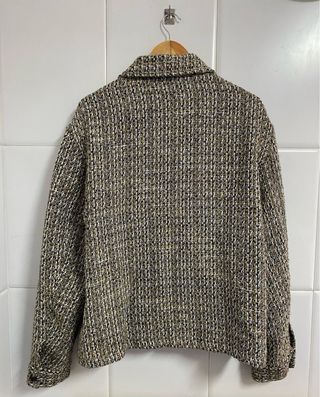 Chaqueta Tweed Zara Talla L