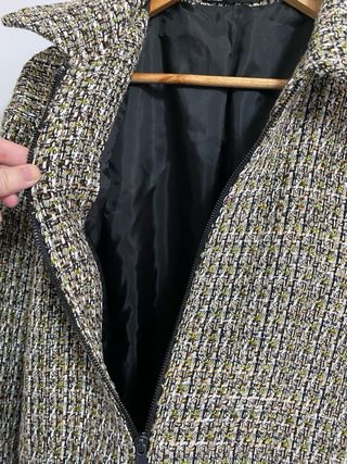 Chaqueta Tweed Zara Talla L
