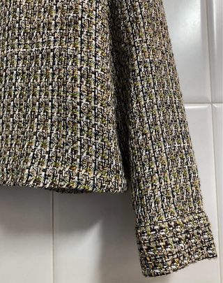 Chaqueta Tweed Zara Talla L