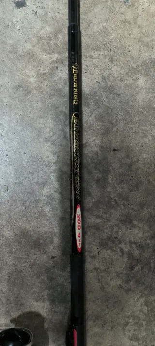 Caña de pescar Browing carbono carrete Okuma