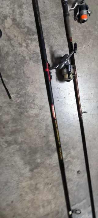 Caña de pescar Browing carbono carrete Okuma