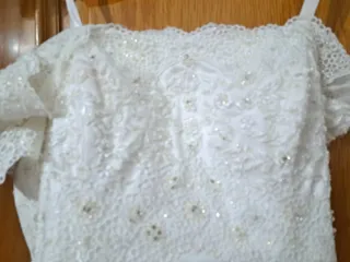 Vestido de Novia Blanco Encaje