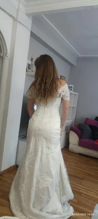 Vestido de Novia Blanco Encaje