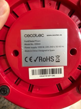 Palomitero Cecotec Fun&Taste PCorn