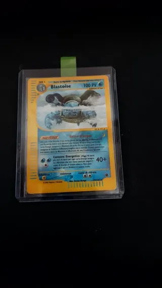 Carta Pokémon Blastoise 37/165 Reverse Holo ITA