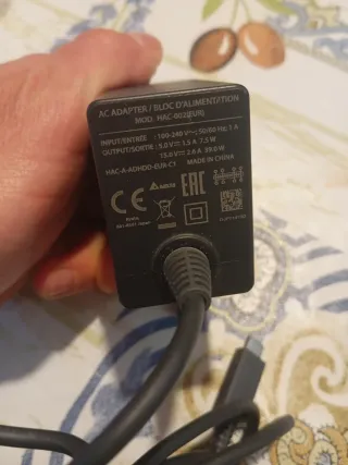 Cargador Nintendo Switch