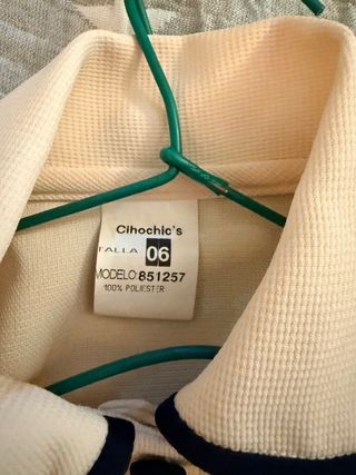 Vestido Verano con Chaqueta Azul y Blanca