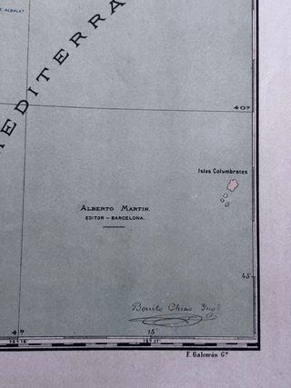 Mapa antiguo Murcia 1902