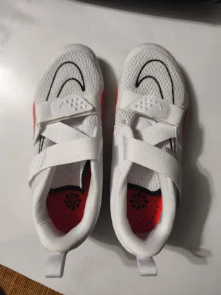 Zapatillas Ciclismo Mujer Nike Blancas Rojas