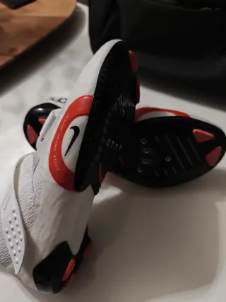 Zapatillas Ciclismo Mujer Nike Blancas Rojas