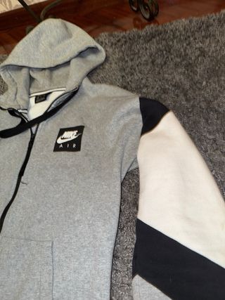 Sudadera Nike Air Gris con Cremallera