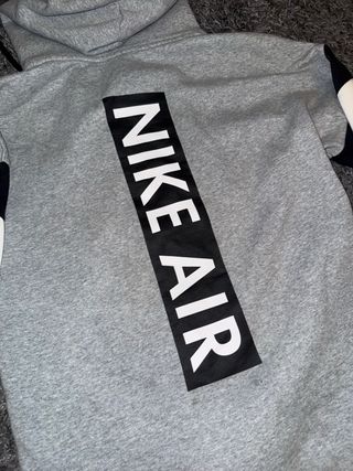 Sudadera Nike Air Gris con Cremallera