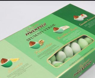 3 cajas Confeti Maxtri Sfumati Verdi 4 Sabores 1kg