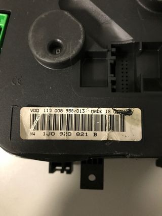 Cuadro instrumentos VW