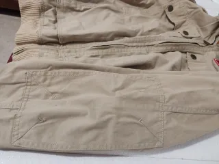 Chaqueta Zara Beige Militar