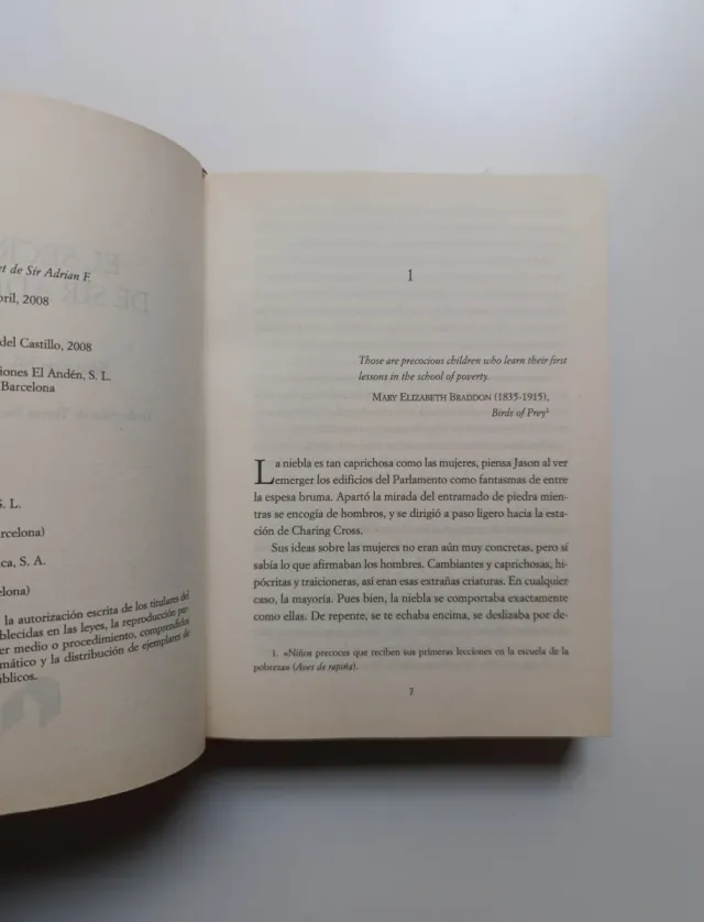 Thriller. Novela de misterio.