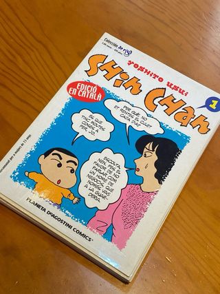 comics shin chan catalán del 1 al 12