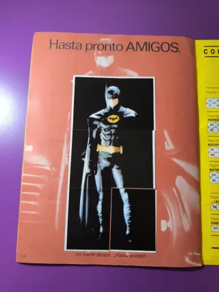 ALBUM CROMOS BATMAN PELICULA 1989