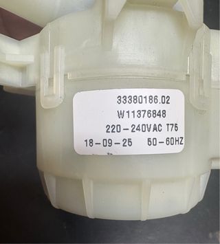 Bomba de Drenaje/Desviador de Flujo Secadora.