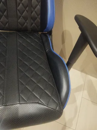 Silla Gaming Yoleo Negra y Azul
