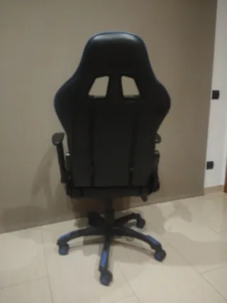 Silla Gaming Yoleo Negra y Azul