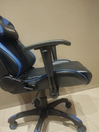 Silla Gaming Yoleo Negra y Azul