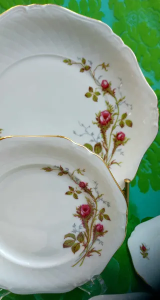 ⚜️ Juego de Postre, Aperitivos. Porcelana. Bavaria