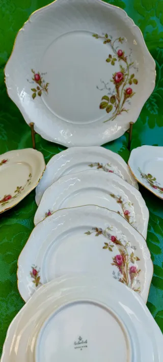 ⚜️ Juego de Postre, Aperitivos. Porcelana. Bavaria