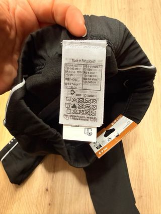 Pantalón ciclismo niño negro