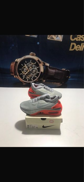 Nike Zapatillas Deportivas Gris Naranja