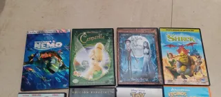 Lote Películas Disney Pixar DreamWorks DVD 8€ /ud