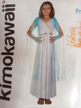 Disfraz Zeus Priestess infantil talla 7-9