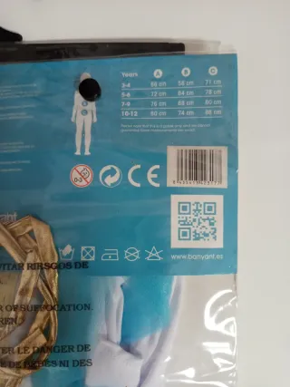 Disfraz Zeus Priestess infantil talla 7-9