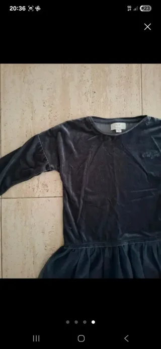 Vestido terciopelo niña El Corte Inglés Navidad