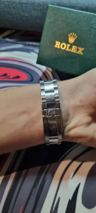 Rolex Oyster esfera negra