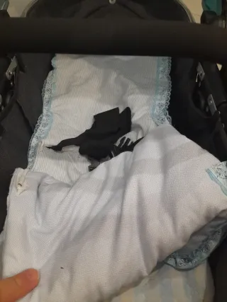 Cochecito de juguete plegable