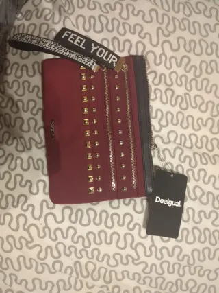 Bolso Cartera Desigual Tachuelas