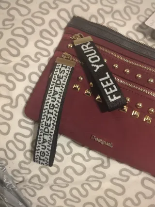 Bolso Cartera Desigual Tachuelas