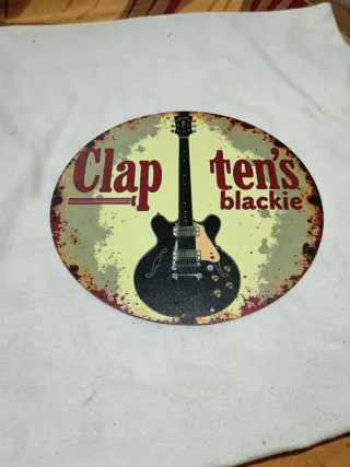 Placa metálica Clap tens blackie 20cm