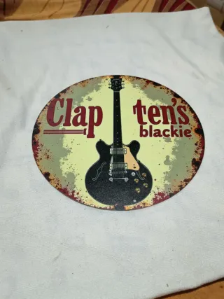 Placa metálica Clap tens blackie 20cm