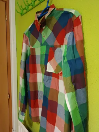 Camisa Adidas Multicolor [Talla S]