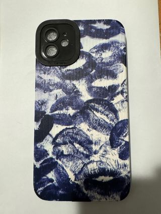 Funda iPhone 11 Diseño Labios Azul