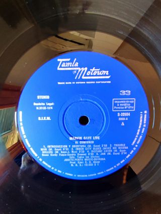Marvin Gaye Live! Vinilo R&B/Soul