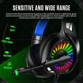 Auriculares Gaming 4D Estéreo con RGB