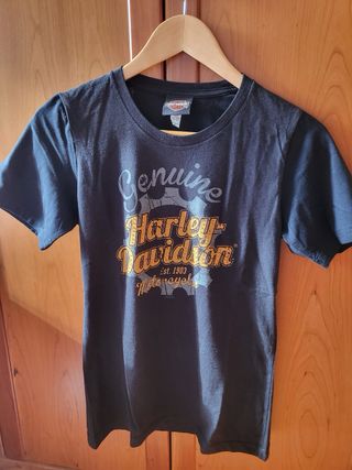 Camiseta Harley Davidson Mujer Manga Corta