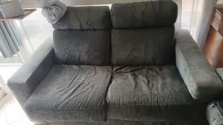 Sillón relax tela gris/verde Todos por 300€