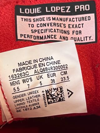 Zapatillas Converse Louie López proTalla 38 Nuevas