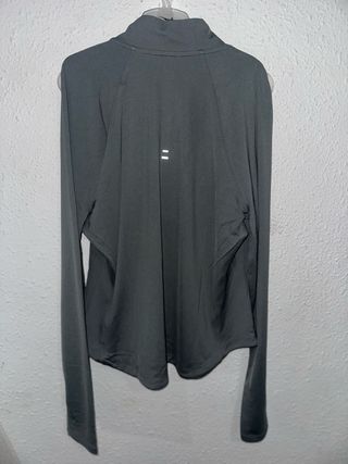 Sudadera Nike Running Media Cremallera Gris