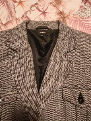 Chaqueta entallada cheviot